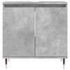 vidaXL Ensemble d'armoires de salle de bain 3 pcs gris b&eacute;ton