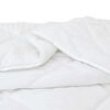 vidaXL Duvet d'&eacute;t&eacute; simple Blanc 220 x 135 x 3 cm Polyester