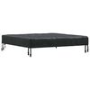 vidaXL Housse de Table 102 x 102 x 15 cm Carr&eacute; Imperm&eacute;able Noir