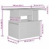vidaXL Ensemble de canap&eacute; de jardin 8 pcs Noir Poly rotin