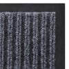 vidaXL Tapis d'entrée gris 120 x 180 cm PVC