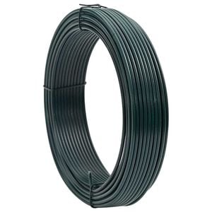 vidaXL Fil de cl&ocirc;ture Vert 80 m PVC