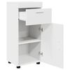 vidaXL Ensemble d'armoire de salle de bain avec tiroir TULUM Blanc