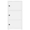 vidaXL Biblioth&egrave;que blanc 40x24x77 cm bois d'ing&eacute;nierie