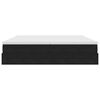 vidaXL Lit avec rangement et matelas Noir 200 x 200 cm Velours