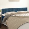 vidaXL Têtes de lit 2 pcs Bleu foncé 100x5x78/88 cm Velours
