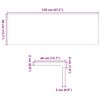 vidaXL Appuis de fen&ecirc;tre 2 pcs marron clair bois de ch&ecirc;ne massif