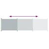 vidaXL Auvent lat&eacute;ral r&eacute;tractable de patio 600x160 cm gris