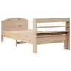vidaXL Cadre de lit sans matelas 75x190 cm bois de pin massif