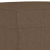 vidaXL Ensemble de canap&eacute;s 4 pcs avec coussins marron tissu