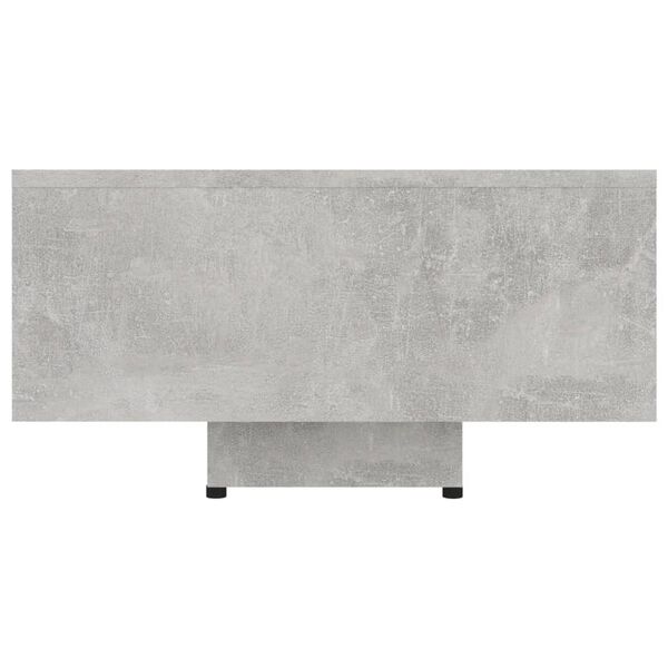 vidaXL Table basse Gris béton 85x55x31 cm Bois d'ingénierie