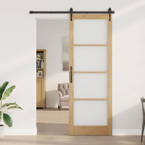 vidaXL Porte intérieure ORKDAL Marron 83 x 232 cm