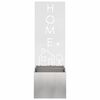 vidaXL &Eacute;cran de confidentialit&eacute; de jardin Fretwork Argent 50 x 140 cm