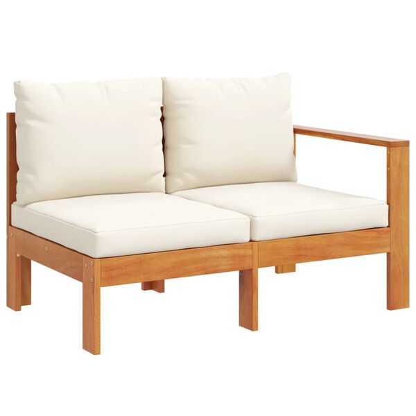 vidaXL Salon de jardin avec coussins 8 pcs bois massif d'acacia