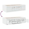 vidaXL Lit de jour avec tiroirs sans matelas blanc 75x190 cm