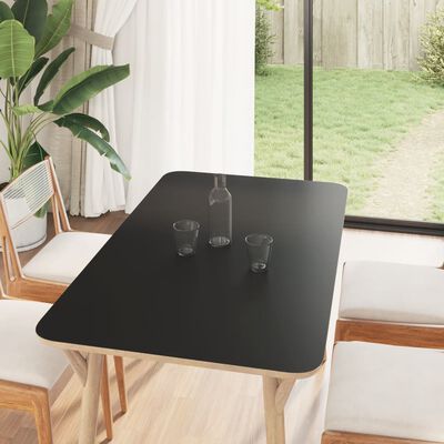 vidaXL Autocollant auto-adhésif pour meuble noir mat 90x500 cm PVC