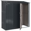 vidaXL Cabanons de jardin Anthracite 203 x 85,5 x 200 cm M&eacute;tал
