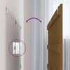 vidaXL T&ecirc;te de lit murale Marron miel 204x3x90 cm Bois massif de pin