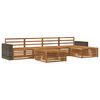 vidaXL Ensemble de canap&eacute;s d'ext&eacute;rieur 6 pc Naturel