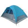 vidaXL Tente familiale &agrave; d&ocirc;me 6 personnes bleu imperm&eacute;able