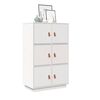 vidaXL Buffet haut Blanc 67x40x108,5 cm Bois massif de pin