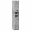 vidaXL Armoire de salle de bain gris b&eacute;ton 32x34x188,5 cm