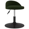 vidaXL Chaises pivotantes &agrave; manger lot de 4 Vert fonc&eacute; Velours