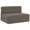 vidaXL Canap&eacute;-lit pliable Gris clair 70 x 80 x 60 cm Tissu