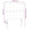 vidaXL T&ecirc;te de lit Vert fonc&eacute; 80x5x118/128 cm Velours