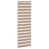 vidaXL Store z&egrave;bre marron sable largeur du tissu 85,9 cm polyester