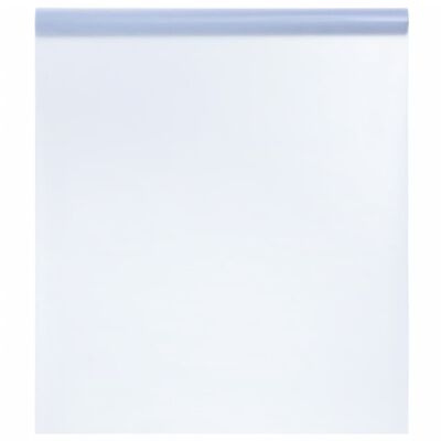 vidaXL Films pour fenêtre 3 pcs statique dépoli gris transparent PVC
