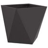 vidaXL Jardini&egrave;re 2 pcs Noir 50 x 50 x 50 cm Acier