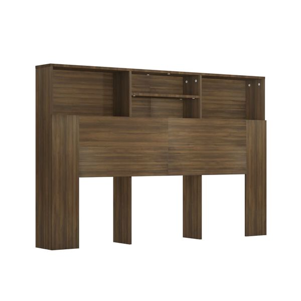 vidaXL Armoire de t&ecirc;te de lit Ch&ecirc;ne marron 160x19x103,5 cm