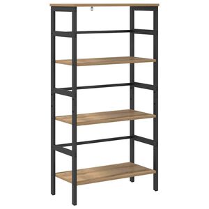 vidaXL &Eacute;tag&egrave;re 3 niveaux 60 x 29,5 x 115 cm Bois d'ing&eacute;nierie