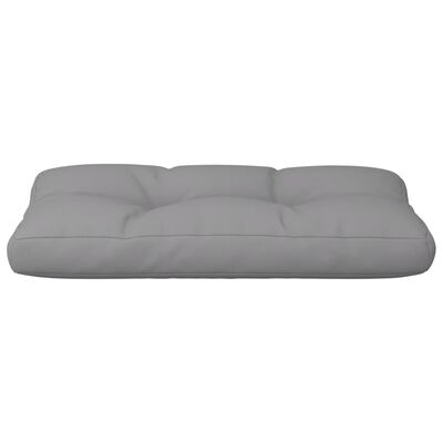 vidaXL Coussin de palette gris 70x40x12 cm tissu