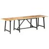 vidaXL Table &agrave; manger extensible 280x80x75 cm Bois de manguier massif