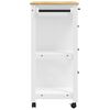 vidaXL Chariot de cuisine MONZA 84x40x88,5 cm bois massif de pin
