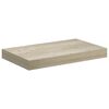 vidaXL &Eacute;tag&egrave;res murales flottantes 4 pcs ch&ecirc;ne 40x23x3,8 cm MDF
