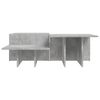 vidaXL Tables basses 2 pcs gris b&eacute;ton bois d'ing&eacute;nierie