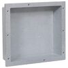 vidaXL Niche de douche Gris mat 41x36x10 cm