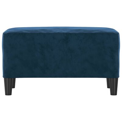 vidaXL Banc Bleu 70x35x41 cm Velours