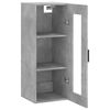 vidaXL Armoire murale gris b&eacute;ton 34,5x34x90 cm