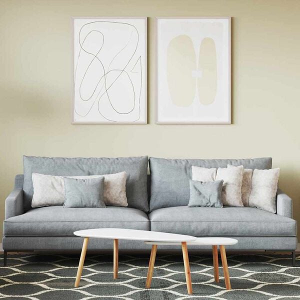 vidaXL Peinture murale Marron 16,5 x 16,5 x 16 cm Impression murale