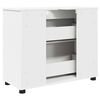 vidaXL Cabinet de salle de bain avec tiroir Blanc 76,5 x 35 x 64 cm