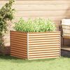 vidaXL Jardini&egrave;re sur&eacute;lev&eacute;e 98 x 100 x 68 cm Acier galvanis&eacute;