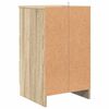 vidaXL Cabinet de chevet avec tiroir Ch&ecirc;ne sonoma 38 x 38 x 66 cm
