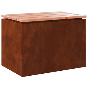 vidaXL Banc de jardin Rouill&eacute; 60 x 40 x 43 cm