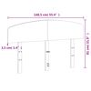 vidaXL T&ecirc;te de lit 135 cm bois massif de pin