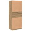 vidaXL Garde-robe ch&ecirc;ne artisanal 80x50x200 cm bois d'ing&eacute;nierie