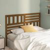 vidaXL T&ecirc;te de lit Marron miel 156x4x100 cm Bois massif de pin